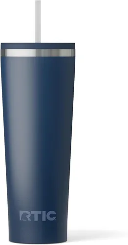 Vista 31 de RTIC Vaso Térmico Diario de 20 onzas de Acero Inoxidable Portátil con Aislamiento, Taza de Café de Viaje con Pajita, Forro de Cerámica, Tapa