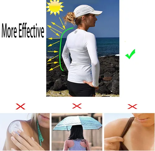 Vista 3 de Hairwilly Advanced Cooling Shawl Arm Sleeve Sun Protection Comfortable & Breathable for Women Men