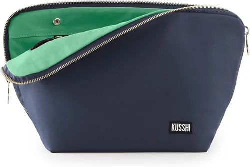 Vista 18 de KUSSHI Bolsa de Maquillaje y Cosméticos Lavable para Viaje, Negro
