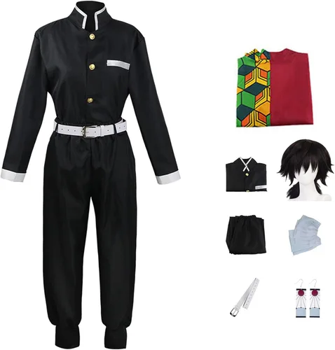 Vista 6 de UZAIN Disfraz de cosplay de anime, kimonos, uniforme de Halloween Traje-2