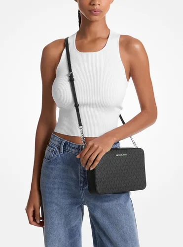 Vista 7 de MICHAEL Michael Kors Jet Set - Juego de cruz de piel Saffiano grande