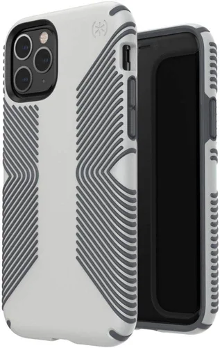 Vista 7 de Speck Productos Presidio2 Grip - Funda compatible con iPhone 11 Pro, negro/negro/negro/blanco