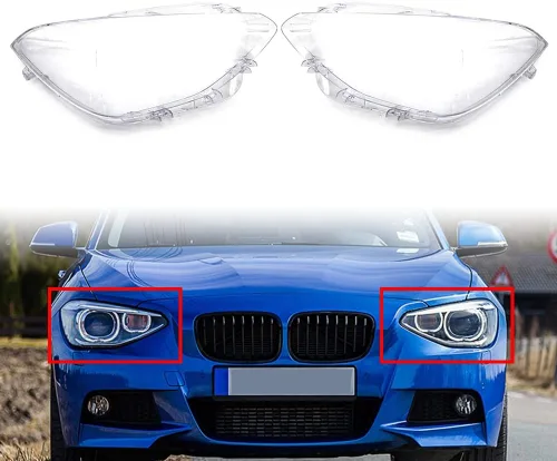 Vista 2 de Zhisheng - Cubierta transparente para lente de faros delanteros, lado izquierdo y derecho, pantalla de repuesto para BMW Serie 1 F20 116i 118i 120i