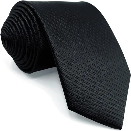 Vista 46 de S&W SHLAX&WING Conjunto de corbata de color sólido y pañuelo de bolsillo para hombre