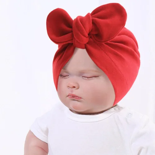 Vista 4 de PHEZEN 6 sombreros de bebé recién nacido, gorro suave lindo para niños y niñas de 0 a 6 meses, gorro de hospital tipo 4, Type 4