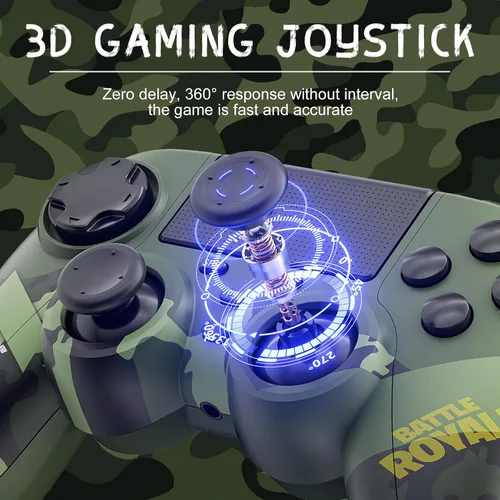 Vista 4 de Wireless PS4 Controller, Custom Playstation 4 Gamepad for Kids Compatible with PS4PS4 SlimPS4 ProPCSteam with Upgraded Analog Sticks6-Axis Motion