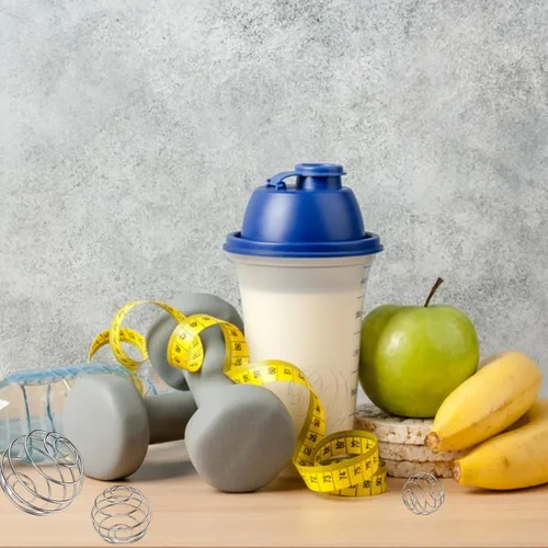 Vista 7 de Bola agitadora de proteínas, bolas de licuadora para botellas de coctelera, acero inoxidable 304