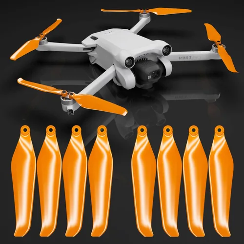 Vista 8 de Master Airscrew Hélices Stealth para DJI Mini 3 Pro y Mini 4 Pro - Negro, 4 hélices en set