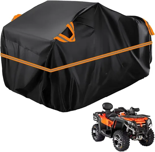 Vista 105 de Cubierta para ATV impermeable compatible con Arctic Cat H1 EFI TRV Cruiser 4x4 2011, cubierta de 210D para vehículos de 4 ruedas, cubierta para quad