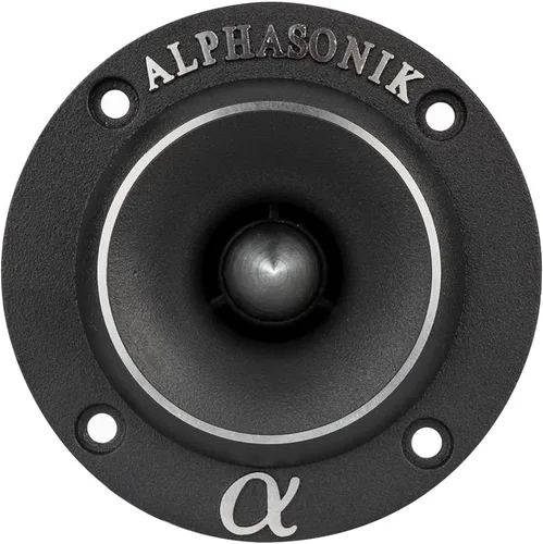 Vista 3 de Alphasonik 1 par de tweeters de bala VNT1 VENUM PRO Series para audio de coche 400 vatios máx. 100 vatios RMS bobina de voz de 1 pulgada, imán