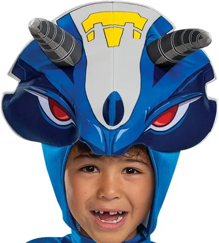 Vista 4 de Triceratops Dinozord Deluxe Disfraz para niños