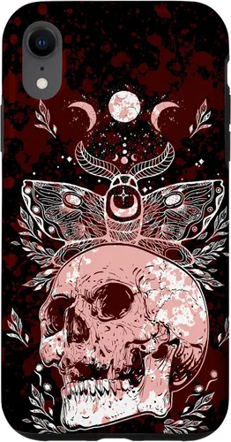 Vista 25 de Death Moth Gothic Dark Witch Occult Wiccan Goth Moon Pattern Case for iPhone 16