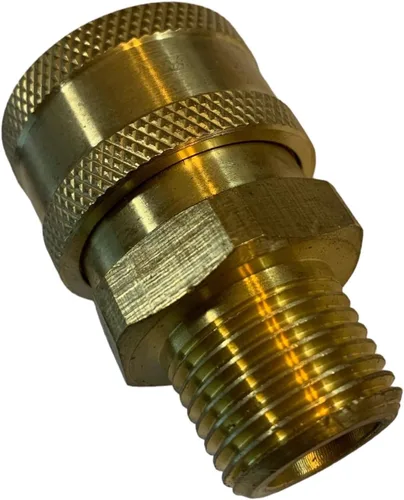 Vista 3 de Limpiador de lavadora a presión 1/4 NPT macho acoplador de enchufe de conexión rápida, compatible con General D10002 D10073