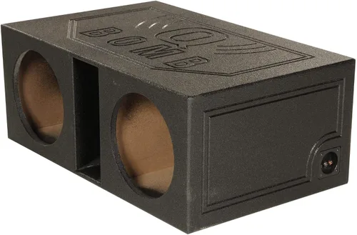 Vista 7 de QPower - Caja de subwoofer con doble ventilación de 12 pulgadas, sistema de subwoofer con puerto, color negro, accesorios para sistemas de audio