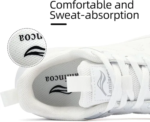 Vista 4 de Lamincoa Zapatos para caminar para mujer, tenis para correr, tenis y gimnasio