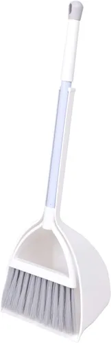 Vista 10 de Mini Escoba con Palita - Pequeño Juego de Limpieza para el Hogar, Ideal para Cocina, Baño, Nido de Mascotas, Barco (Set de 3, Azul+Naranja+Amarillo)