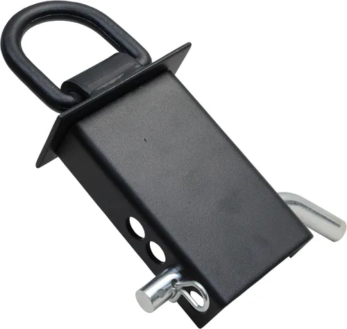 Vista 6 de Bolsillo de Estaca Ajustable para Remolque de Servicio Pesado con Anillo en D, Límite de Carga 12,000 libras y 4 Agujeros para Ajuste, Bolsillo