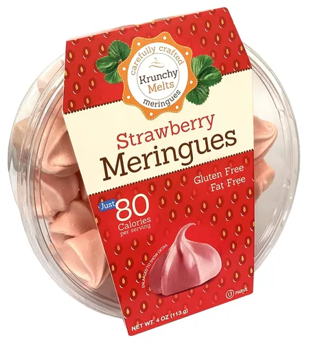 Vista 15 de Krunchy Melts Galletas originales de merengue Sabor S'mores Solo 90 calorías por porción Sin grasa, sin gluten, sin lácteos (4 onzas)