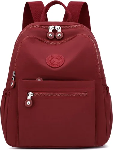 Vista 55 de Tanweibago Mini mochilas de nailon para mujer, mochilas pequeñas de 11L para mujer, mochila ligera casual para mujer, mochila de viaje de compras