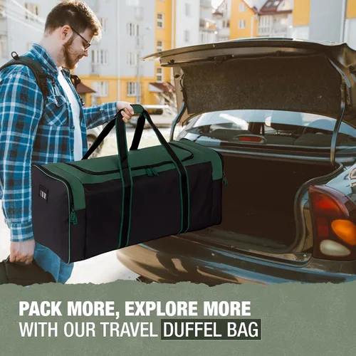 Vista 9 de Jetstream Bolsa de viaje resistente con múltiples bolsillos y duradera, para gimnasio, para viajes, talla única