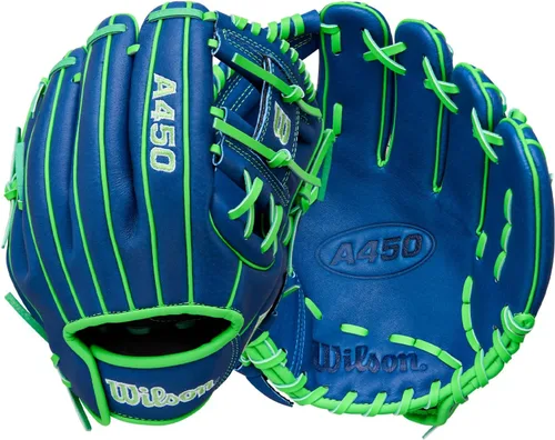 Vista 20 de Wilson A450 Adult + Youth Baseball Glove + Mitt Sizes 10.75" - 12" Right + Left Hand Throw Multiple Styles