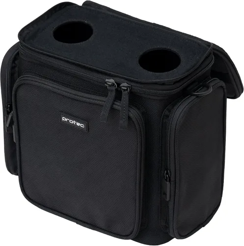 Vista 5 de Protec Bolsa de silencio doble trompeta con paredes Moduar y soporte para silenciar (Modelo M410)