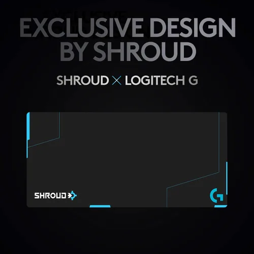 Vista 2 de Logitech G Alfombrilla de mouse para juegos G840 XL - Edición Shroud