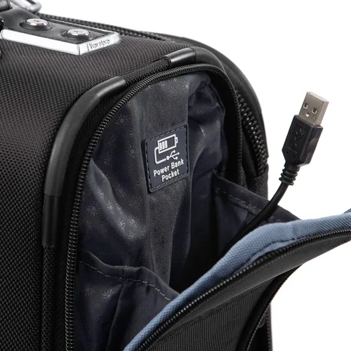 Vista 6 de Travelpro Platinum Elite-Softside - Maletas expansible con ruedas giratorias, Negro shadow), 409186701