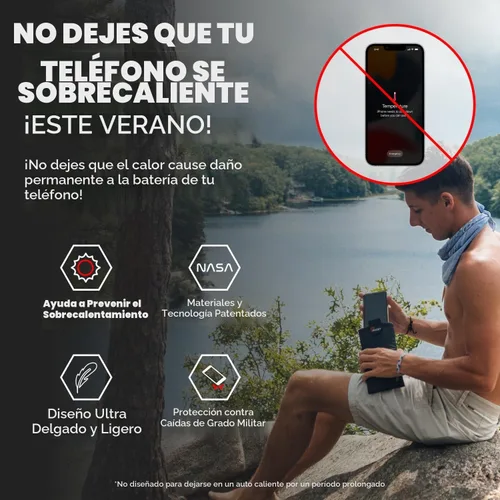 Vista 4 de PHOOZY XP3 Funda Térmica Ultra-Resistente para Teléfono para Frío Extremo Funda Aislada para Teléfono Extiende la Vida de la Batería 4X Equipo