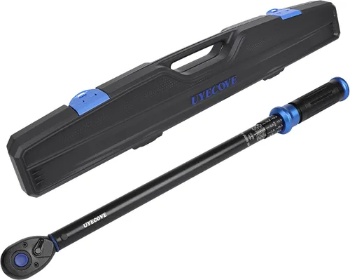 Vista 8 de Llave dinamométrica de 1/2 pulgada con clic de doble dirección, llave dinamométrica profesional de clic de doble dirección 10-170