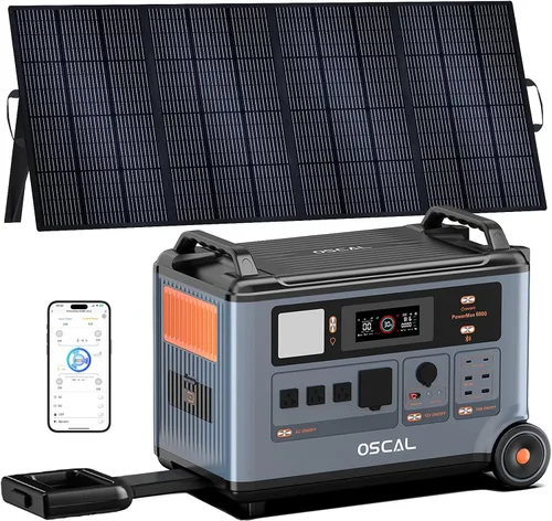 Vista 15 de PowerMax 3600SE 3600W Generador Solar Estación de energía portátil