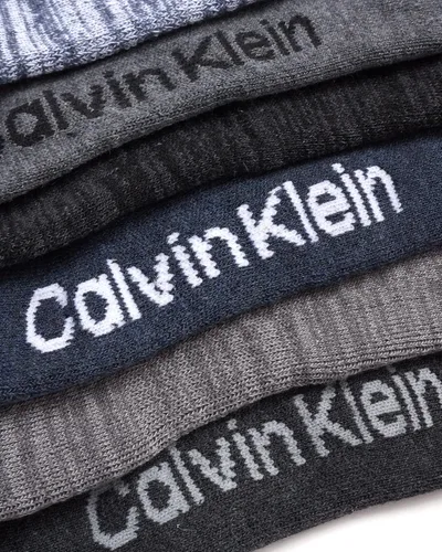 Vista 160 de Calvin Klein Calcetines para hombre, mezcla de algodón, acolchados, sin talla, forro de calcetines atléticos (6 unidades)