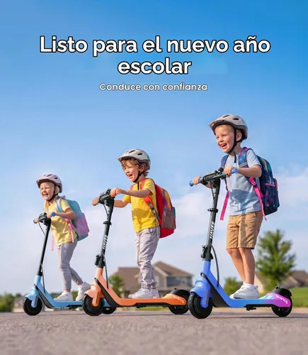 Vista 12 de NAVEE K100 Max/K100 Pro/K100 Electric Scooter for Kids, Adjustable Handlebar/Speed, Digital Pet, Safe Brake, RGB Lights, Lightweight, Riders Up to