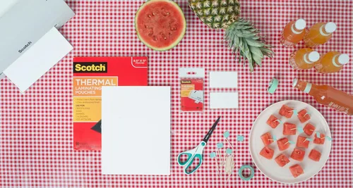Vista 8 de Bolsas térmicas laminadas mate Scotch, ultra transparentes con acabado mate, tamaño carta 8.9 pulgadas x 11.4 pulgadas, paquete de 20