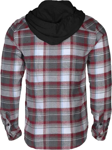 Vista 3 de 9 Crowns Camisa ligera de franela a cuadros para hombre