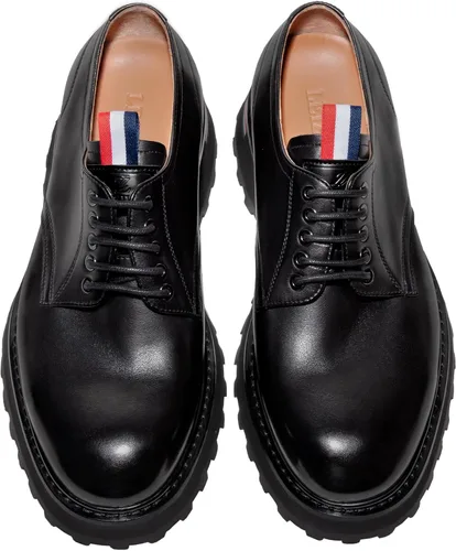 Vista 6 de Zapatos de vestir para hombre, zapatos Oxford, zapatos de cuero para hombre, zapatos de cuero casuales con cordones, zapatos de vestir negros