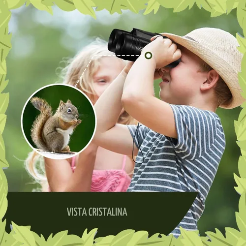 Vista 5 de Libima 24 prismáticos compactos educativos a granel con telescopio de cuerda para el cuello para aprender observación de aves, camping, senderismo