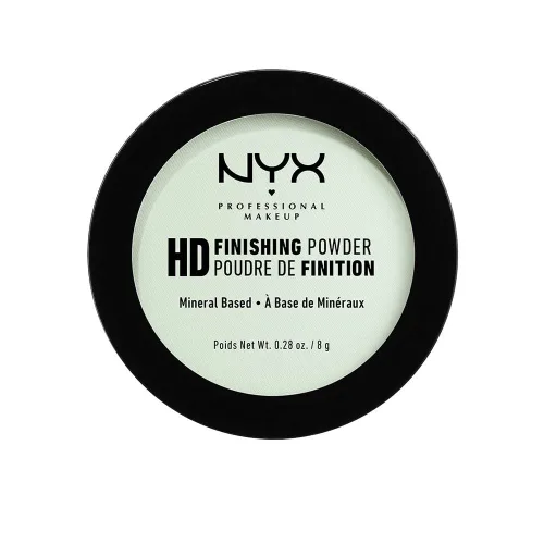 Vista 4 de Polvo de fijación NYX Professional Makeup HD, polvo compacto prensado - Banana