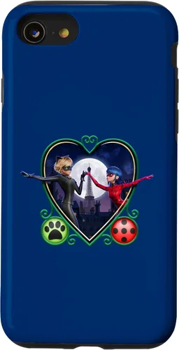 Vista 18 de Miraculous Ladybug and Cat Noir The Movie Heart - Carcasa para iPhone 17