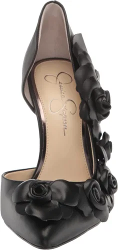 Vista 2 de Jessica Simpson Pointesta Women's Flower Embellished D'Orsay Stiletto Pumps