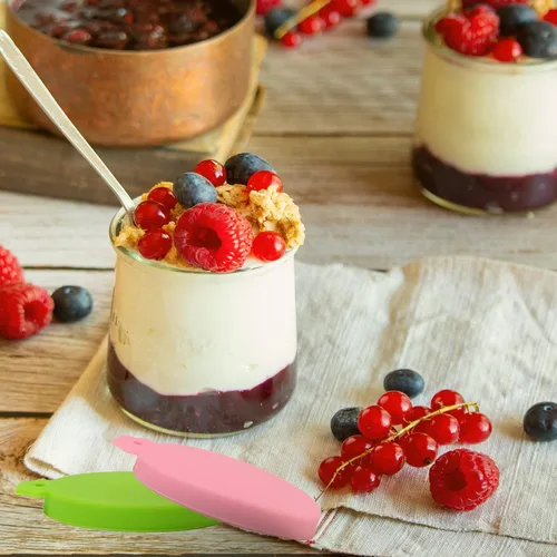 Vista 8 de Oui Tapas - Paquete de 20 tapas reutilizables de silicona para frascos de yogur Yoplait