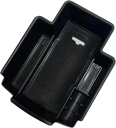 Vista 6 de 1PC Car Central Control Armrest Box Storage Box Organizer Tray Korando 2019 2020 Easy to Clean Interior Accessories Center Console Tray