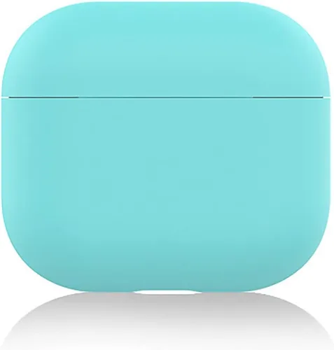 Vista 9 de Funda compatible con Airpods 3, funda de silicona suave, sin llavero para AirPods de 3ª generación, funda protectora ultrafina de 0.069 pulgadas