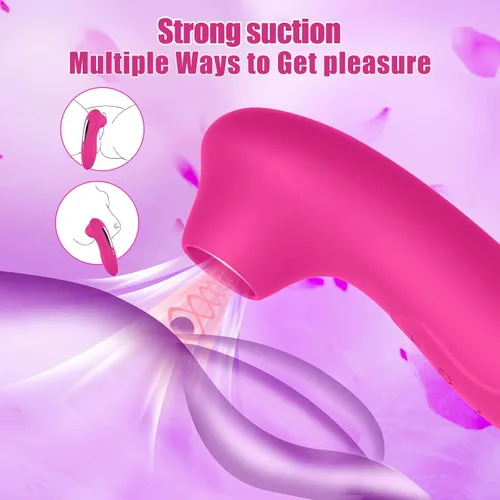 Vista 3 de Juguetes adultos para mujeres, vibrador de succión de 7 modos,Juguetes