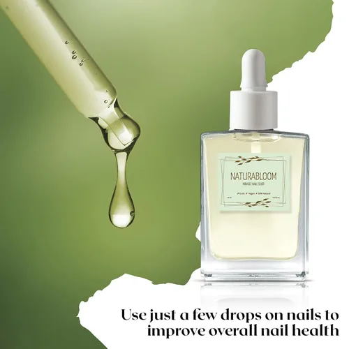 Vista 6 de Miracle Elixir - Aceite de reparación de uñas 99% natural para uñas dañadas y débiles, vegano, crecimiento y fortalecedor