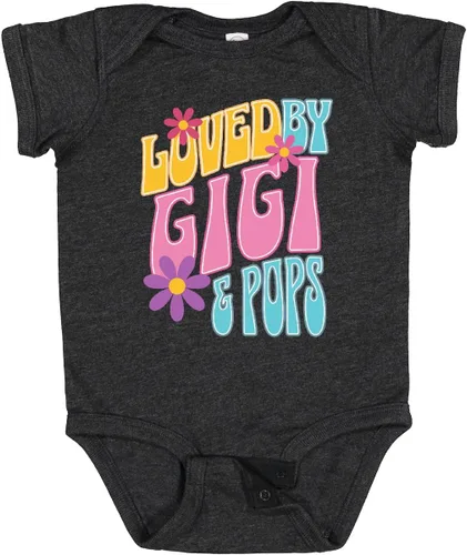 Vista 18 de inktastic Gigi and Pops Love Me - Body de bebé para nieta