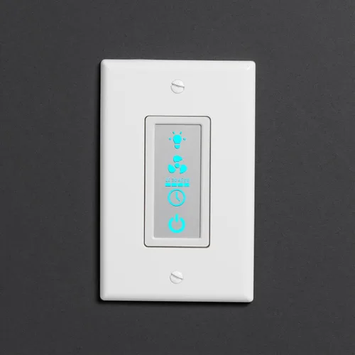 Vista 4 de Homewerks - Interruptor de temporizador de ventilador de baño LCD