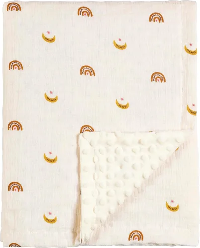 Vista 21 de CREVENT Manta de bebé de minky para niñas y niños, manta suave de felpa para recién nacidos - 30 x 40 pulgadas (Animal)