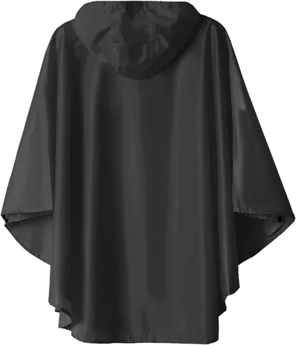 Vista 2 de Chaqueta ligera de poncho de lluvia para niños, impermeable, abrigo impermeable