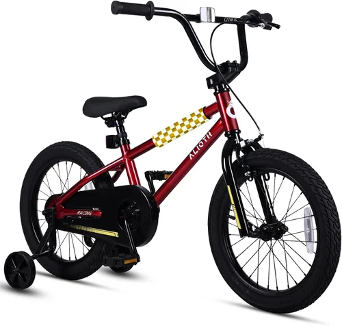 Vista 31 de vollsch BMX Style 12, 14, 16 pulgadas, ruedas de entrenamiento para niños, bicicleta de 20 pulgadas con soporte para niños y niñas de 2 a 14 años